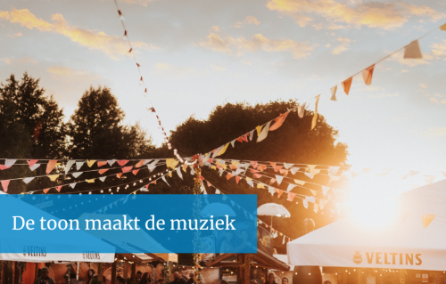De toon maakt de muziek.